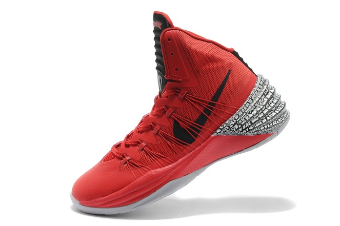 Nike Presse Dates Hyperdunks 2013 Chaussures Hommes Rouge Noir 01